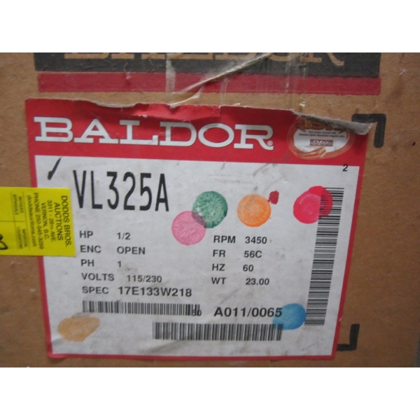 BALDOR .5HP 1 PHASE MOTOR IN BOX