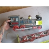 Image 2 : TIN TRAIN ENGINE & FIRE HOUSE METAL TOWER