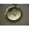 Image 5 : SILVER CHAIN W/PENDANT $5 MONTREAL OLYMPIC COIN
