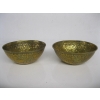 Image 5 : ITALIAN BRASS CREAMER & VINTAGE BRASS GREYHOUND & PAIR OF ISLAMIC BRASS BOWLS
