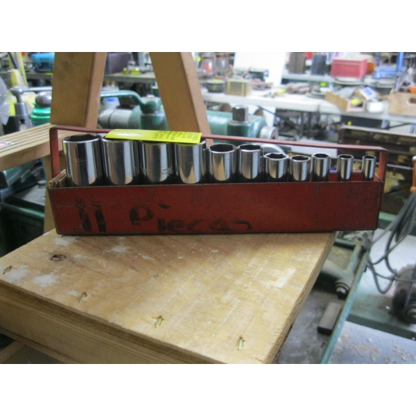 SNAP ON 3/8" DRIVE STANDARD DEEP SOCKET SET