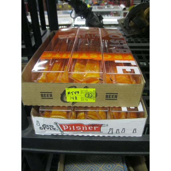6 BOXES OF FROSTBITE PEACH ALCOHOL ICE POPS