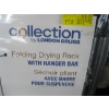 Image 2 : FOLDING DRYING RACK W/HANGER BAR