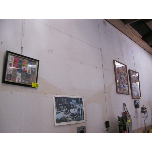 3 COLLECTOR FRAMED MATCH COVERS