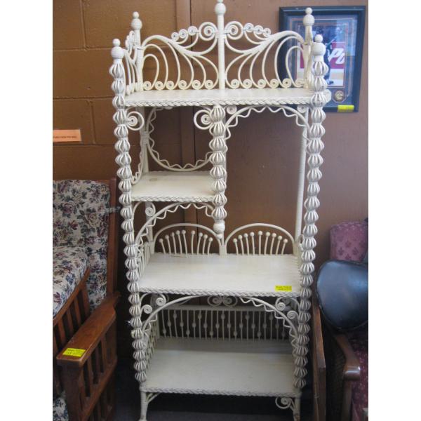 WICKER LOOK BOOKSHELF