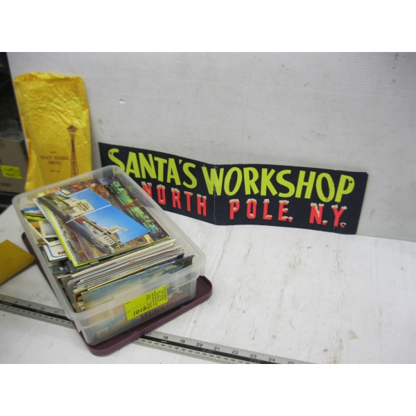 SM. BIN OF POSTCARDS