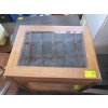 Image 4 : PAIR OF GLASS & OAK END TABLES W/SMART LIVING FLOOR STEAMER