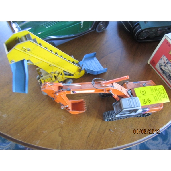 DINKY SUPER TOYS ELEVATOR LOADER & A EXCAVATOR