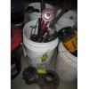 Image 1 : BUCKET W/ASST. LG. PIPE THREADERS, ETC.