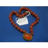 Image 1 : VINTAGE NATURAL ORANGE COLOR CARNELIAN NECKLACE