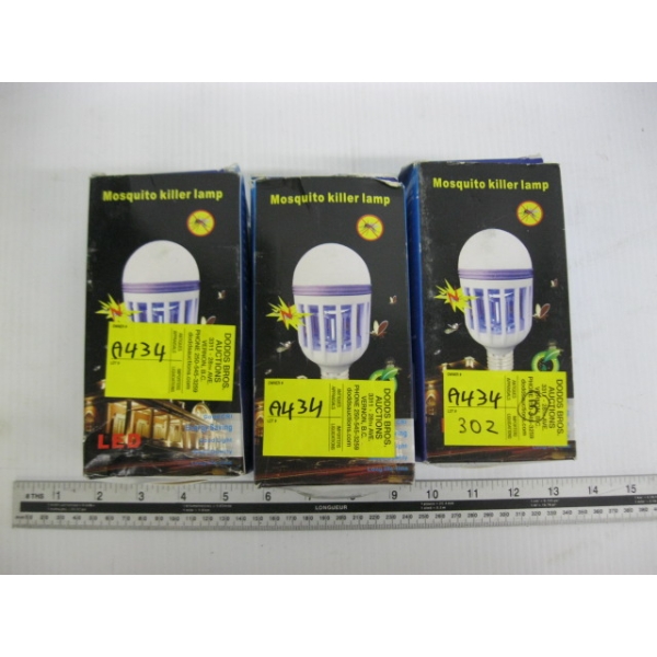 3 MOSQUITO KILLER LAMPS