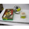 Image 1 : CHRISTMAS DECORATIONS & SM. GOLD CLOCKS