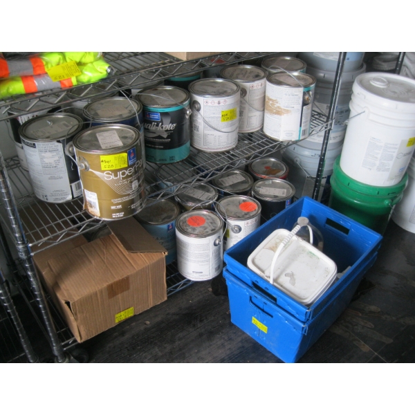 LG. LOT OF PAINT, ETC.