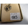Image 4 : .925 SILVER CHAIN W/SERLING SILVER PENDANT W/SAPPHIRES