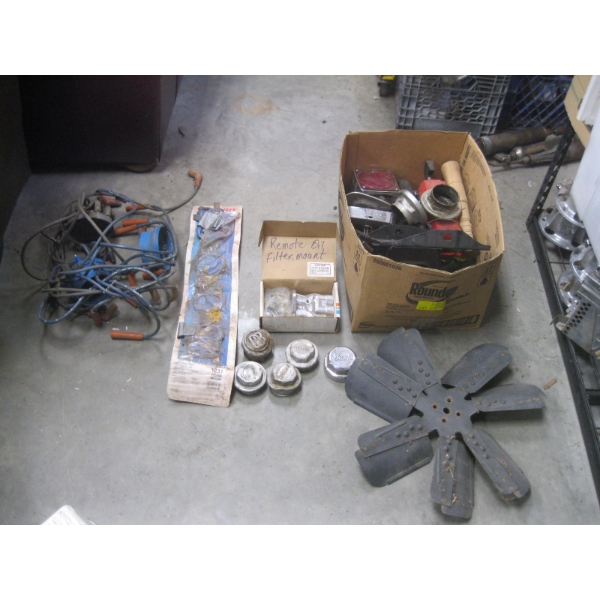 MISC. AUTOMOTIVE PARTS - WIRE, FAN, ETC.
