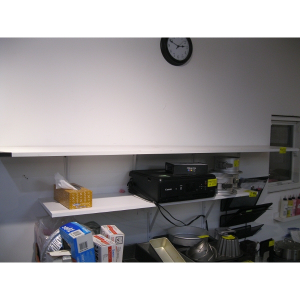 2 WALL MOUNT SHELVES