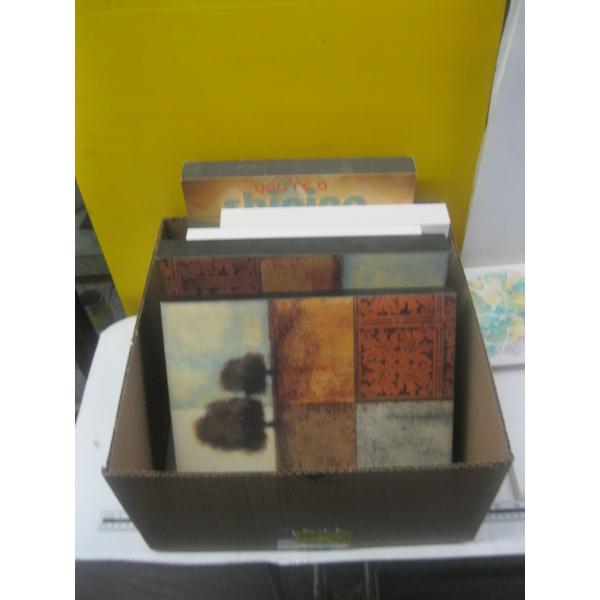 BOX OF SM. PICTURES