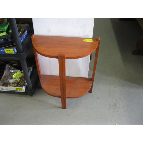 HALF MOON ANTIQUE OCCASIONAL TABLE