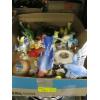 Image 2 : 2 BOXES OF MISC. BIRD FIGURINES, TEACUPS/SAUCERS, COLLECTOR SPOONS, ETC.