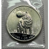 Image 1 : 2011 CDN 'WOLF' 1 OZ. .999 SILVER COIN (TAX EXEMPT)