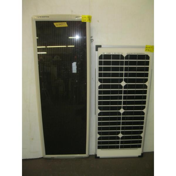 2 SOLAR PANELS - 1 CRACKED BUT WORKS