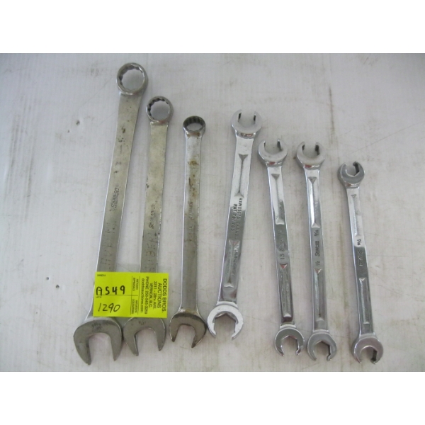 7 SNAP ON WRENCHES