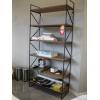 Image 1 : 6 SHELF WOOD & METAL SHELF UNIT