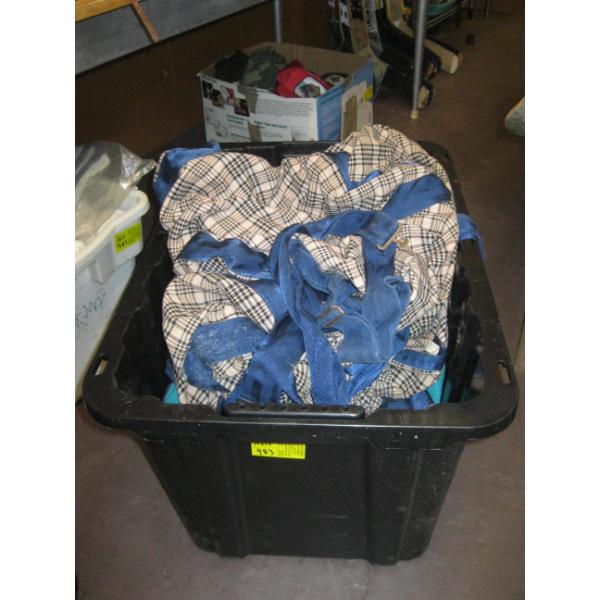 BIN W/ASST. HORSE COVERS, ETC.