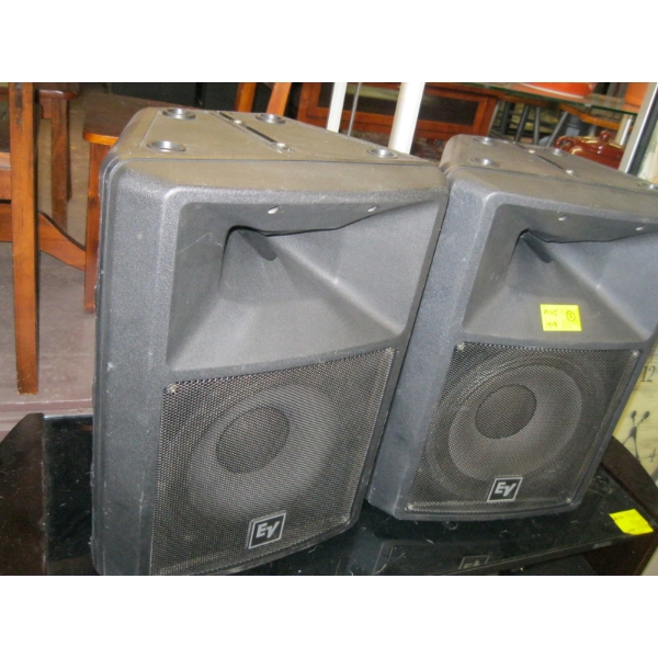 PAIR OF EV PA SPEAKERS