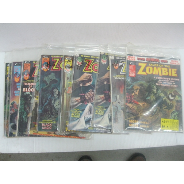MARVEL COMICS - TALES OF THE ZOMBIE, #s1-10 WITH DOUBLES