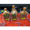 Image 1 : 3 LEATHER BOUND FLASKS