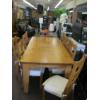 Image 1 : LG. PINE DINING TABLE W/10 CHAIRS