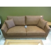 Image 1 : BROWN SOFA W/CUSHIONS 