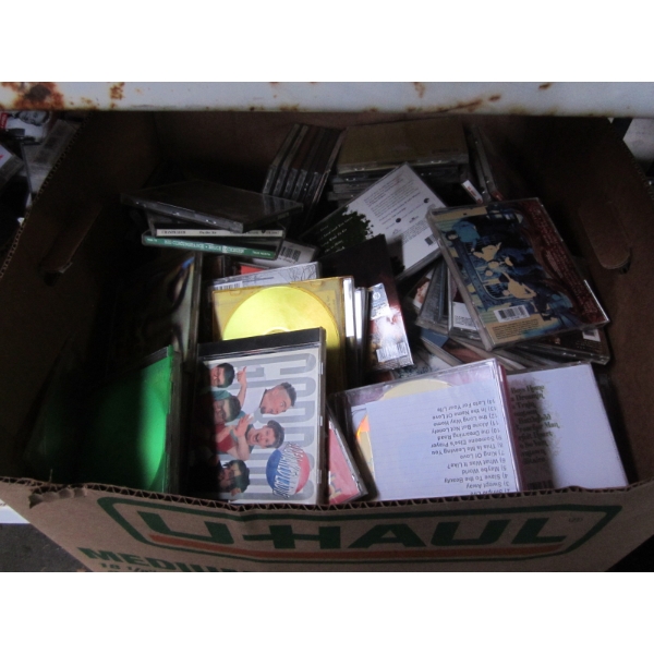 LG. BOX OF CDs