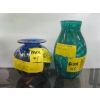 Image 1 : 2 SIGNED GLASS VASES