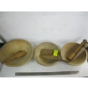 Image 1 : WOODEN DOUGH PROOF BOWLS, WOODEN SPATULAS, ETC.