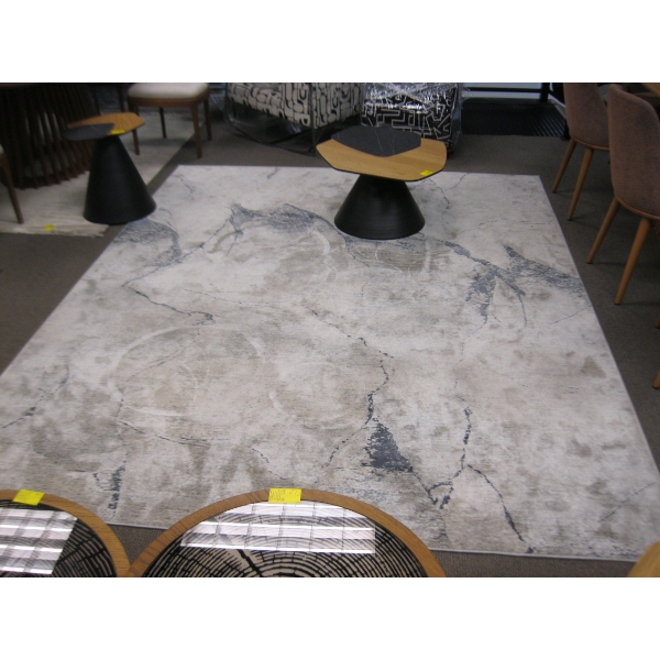 LG. AREA CARPET, SURYA, 240CMX305CM, CREAM W/GREY PATTERN