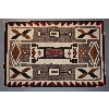 Image 2 : JB Moore Storm Pattern Navajo Rug, Ca. 1920-1930