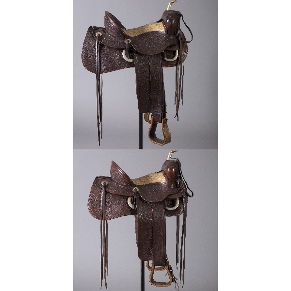 R.T. Frazier matching His & Her Saddles