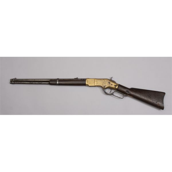 Winchester Model 1866 Saddle Ring Carbine Antique Rifle with Factory Letter