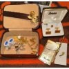 Image 1 : Variety Of Vintage Cuff Links To Wear to Any Ball ++ Broche & Pen & Note Set