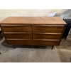 Image 1 : Set Of Teak Retro Dresser Set L52W18H31 / L34W18H37