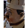 Image 3 : Painted Resin Chef Statue 44 T, 11 Diameter Base
