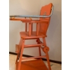 Image 5 : Antique Orange High Chair with Original Graphics
