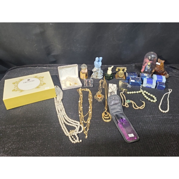 Jewellery & Avon Perfume Bottles