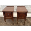 Image 1 : Pair of Queen Anne Style End Tables 15Wx20Dx26H