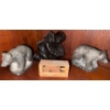 Image 1 : Inuit Soapstone Carvings 3.5"tall