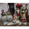 Image 3 : Holiday Decor Collection - Candle Holders, Snowman Family, Santas (Hand Damaged on Woman) 