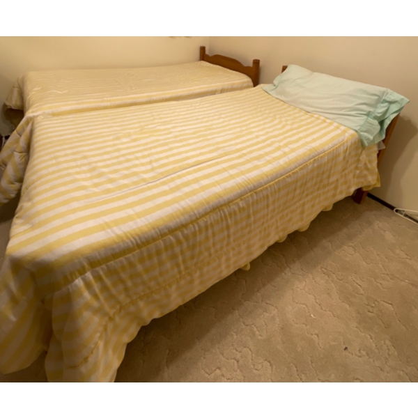 Vintage Twin Bunk Beds w/ Mattress' Box Springs & Linens