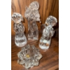 Image 3 : Carnival Glass Iridescent Clear Scalloped Candy Dish 9W & More 